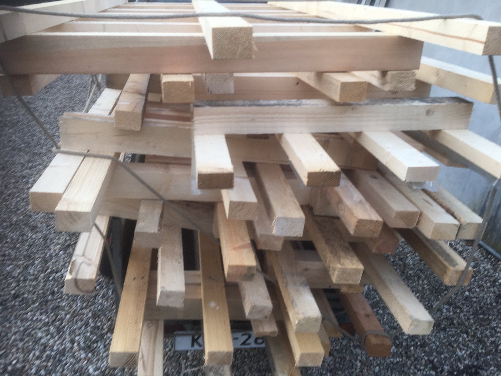 Prachtig mooi hout 40 balkjes 7,5x5,5 cm lengte 242 cm, Ophalen of Verzenden, Zo goed als nieuw, 50 mm of meer, Balk