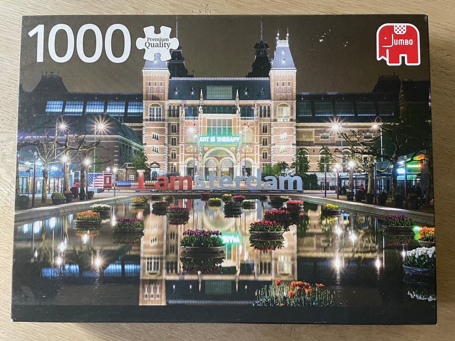 Jumbo legpuzzel 1000 stukjes Rijksmuseum Amsterdam, Hobby en Vrije tijd, Denksport en Puzzels, Ophalen of Verzenden, 500 t/m 1500 stukjes