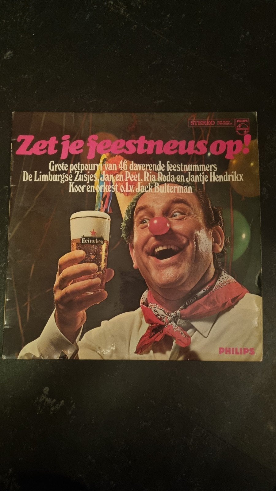Zet je feestneus op! - Philips LP, LP, Gebruikt, Overige genres, Ophalen of Verzenden