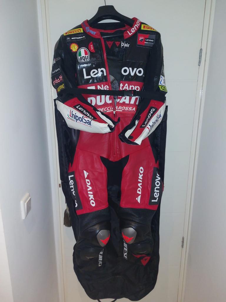 Ducati Kangoeroe Leer Combipak Maat M/L. Race, Motoren, Kleding | Motorkleding, Ophalen, Nieuw met kaartje, Heren, Combipak