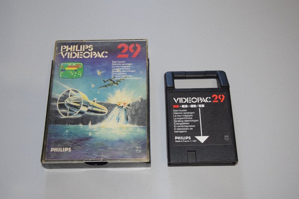 Philips Videopac : Dam Buster (29), Gebruikt, Shooter, 2 spelers, Ophalen of Verzenden