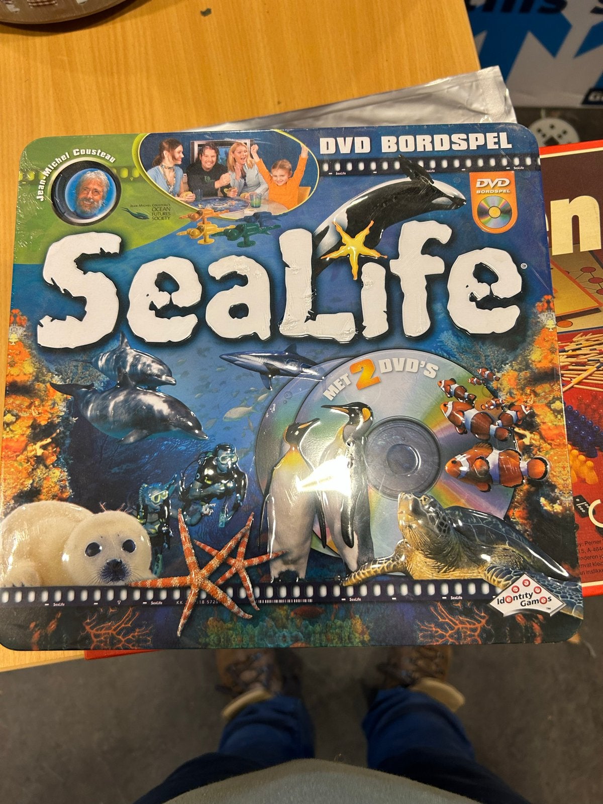 Bordspellen set: SeaLife DVD, 200 Spellen, Solitaire, Mikado, Hobby en Vrije tijd, Een of twee spelers, Ophalen, Gebruikt, Reisspel