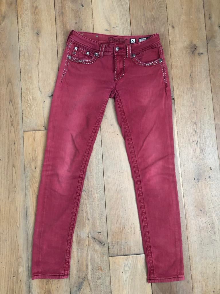 Miss Me Jeans - Maat W27, Kleding | Dames, Spijkerbroeken en Jeans, Ophalen of Verzenden, Zo goed als nieuw, Overige kleuren, W27 (confectie 34) of kleiner