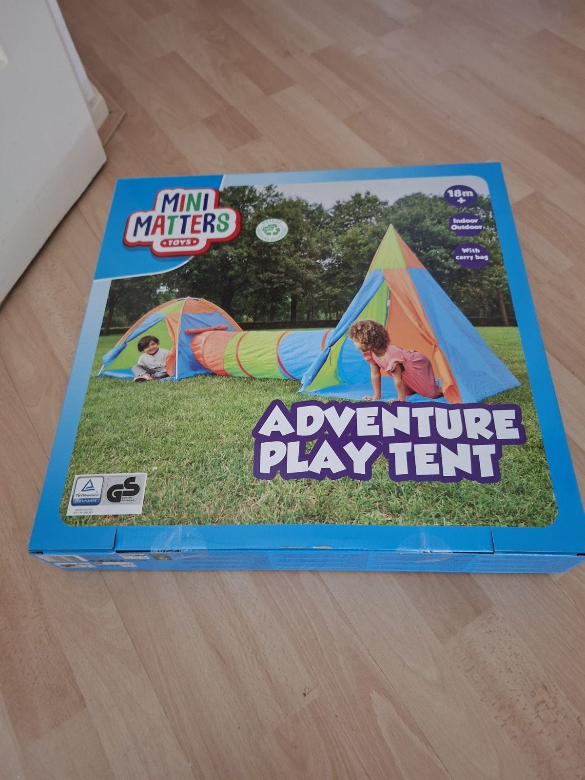 Nieuwe kindertent, Ophalen