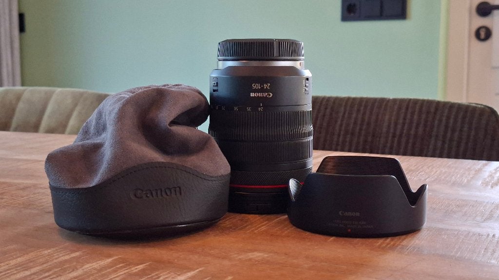Canon RF 24-105mm F4L IS USM, Ophalen of Verzenden, Zo goed als nieuw, Telelens, Zoom