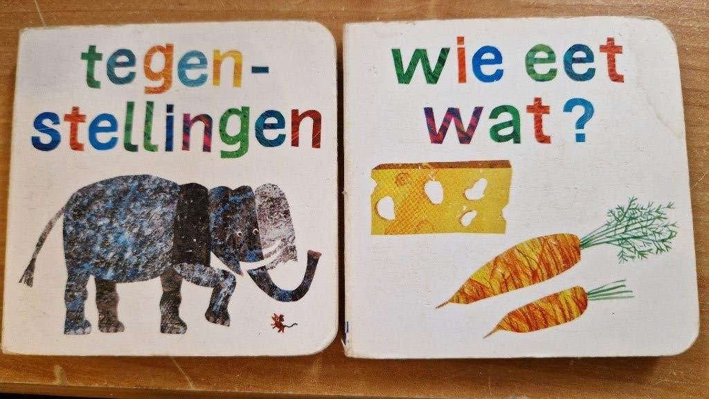 2x Eric Carle boekjes  tgv Stg.Slava Oekraïne Foundation, Ophalen of Verzenden, Gelezen, Eric Carle, 2 tot 3 jaar