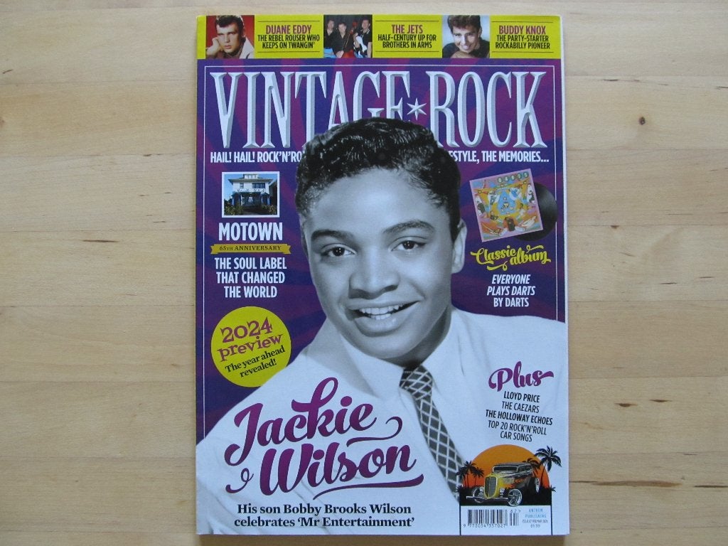 Vintage Rock #67 Jackie Wilson Motown Duane Eddy Lloyd Price, Verzamelen, Ophalen of Verzenden, 1980 tot heden, Buitenland, Tijdschrift