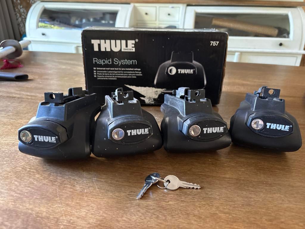 Thule Rapid System 757 dakdragers, Ophalen, Gebruikt