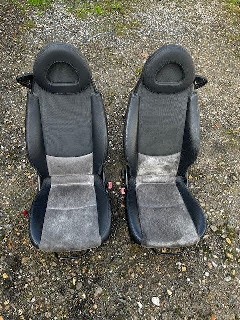 Smart fortwo lederen stoelen met alcantara, Ophalen, Gebruikt, Smart