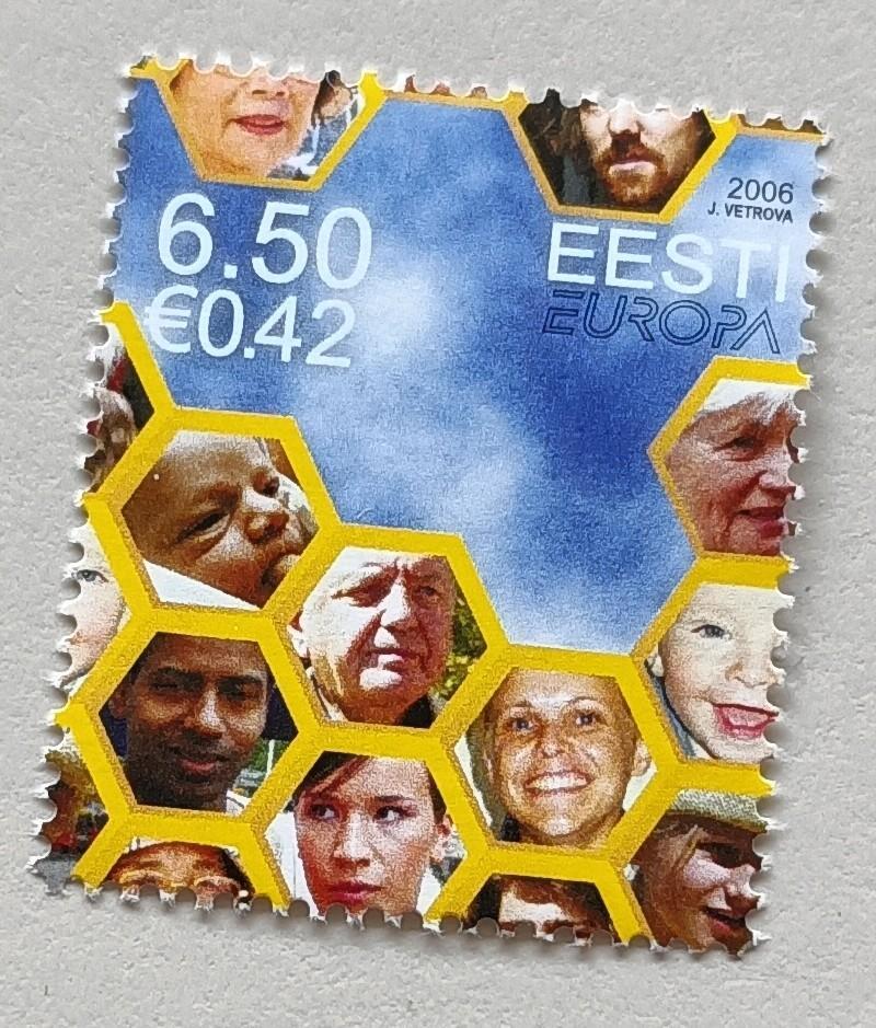 Estland-Estonia 2006 cept mich 555, Postzegels en Munten, Postzegels | Europa | Overig, Ophalen of Verzenden, Overige landen, Postfris
