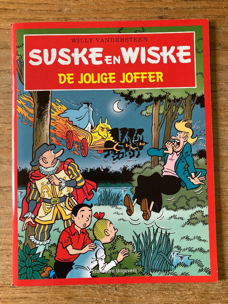 Suske en Wiske - De jolige joffer - Texaco zgan, Eén stripboek, Ophalen of Verzenden, Zo goed als nieuw, Willy Vandersteen