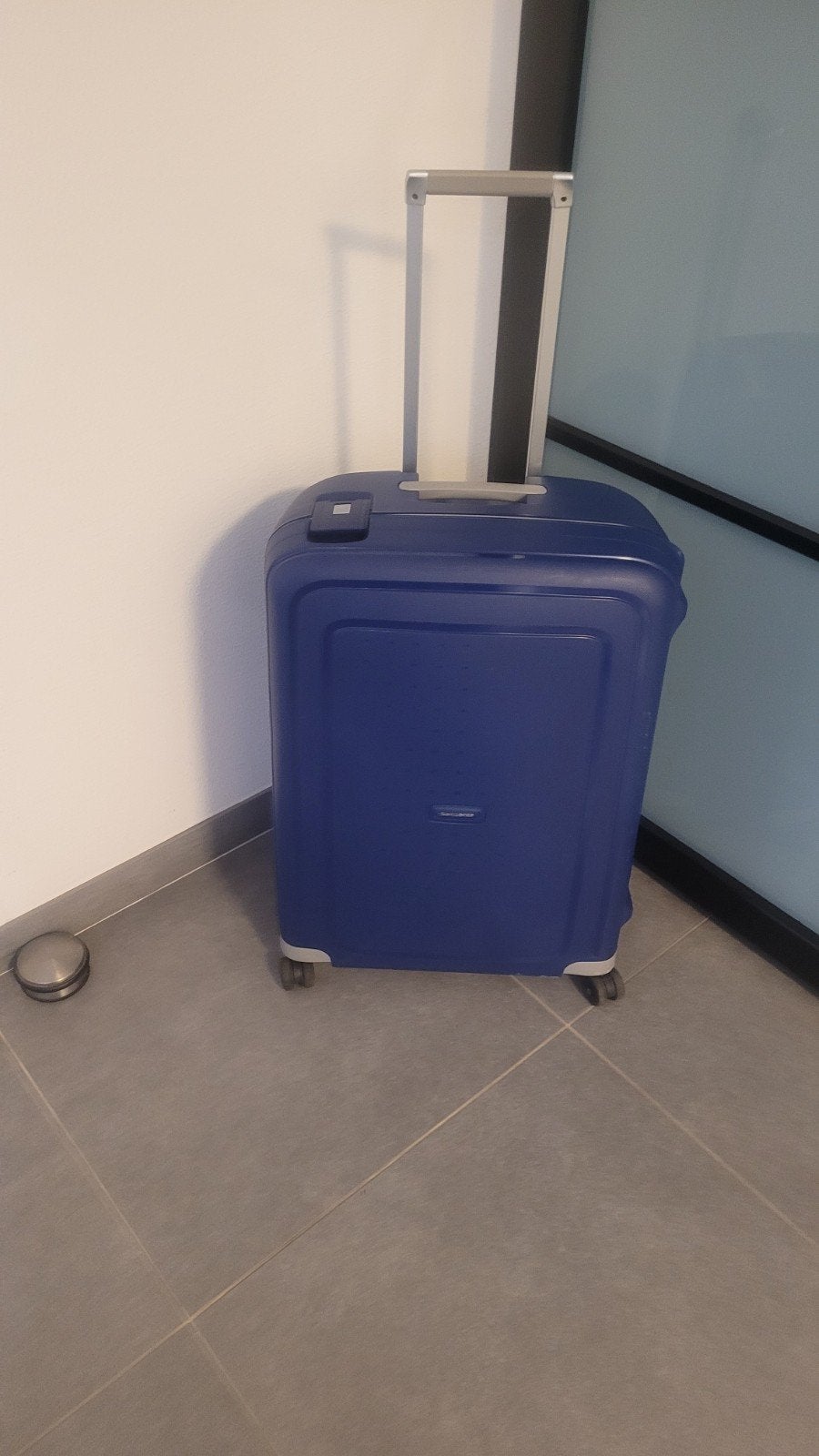 Samsonite S'Cure Spinner Koffer 69cm - Blauw, Ophalen