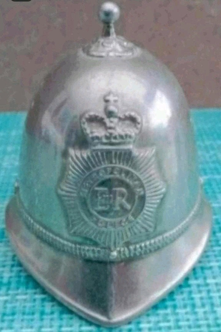 Vintage Britse Politiehelm bel, Ophalen