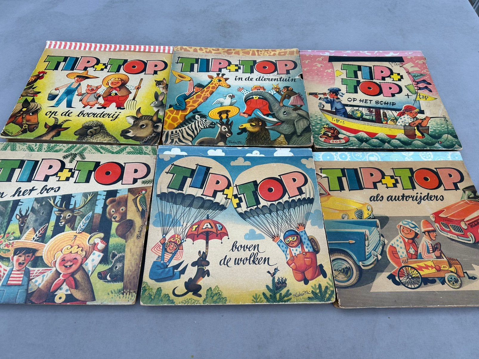 prachtige verzameling 6 tip+top kubasta vojtech boeken, Verzenden