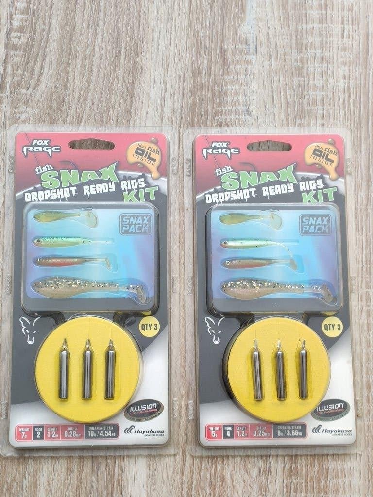 2 setjes Fox Rage starterskit dropshot. ( kunstaas ), Watersport en Boten, Hengelsport | Roofvissen, Nieuw, Overige typen, Ophalen of Verzenden
