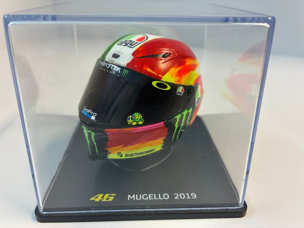 69711: Helm - MotoGP - Valentino Rossi - Mugello 2019 - 1:5, Overige typen, Zo goed als nieuw, Bachsatztstr. 54 D 72131 Ofterdingen, Germany