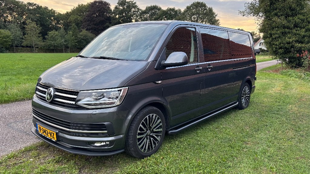 Volkswagen Transporter GB 2.0 TDI 150pk L2h1 7-DSG, Zwart, 4 cilinders, Volkswagen, Automatische klimaatregeling