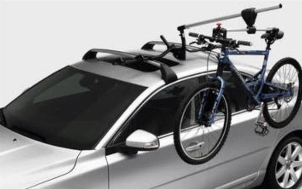 BMW Fietsendrager dak (fietslift)Makkelijk uw fiets op dak, Ophalen, Gebruikt, Brede banden, Dakdrager