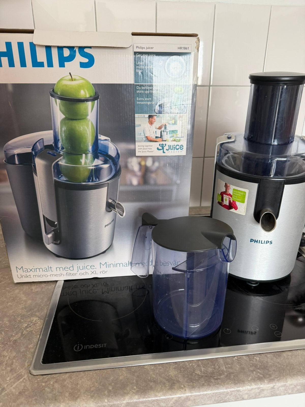 Sapcentrifuge van Philips, Witgoed en Apparatuur, Juicers, Ophalen of Verzenden, Zo goed als nieuw, Sapcentrifuge