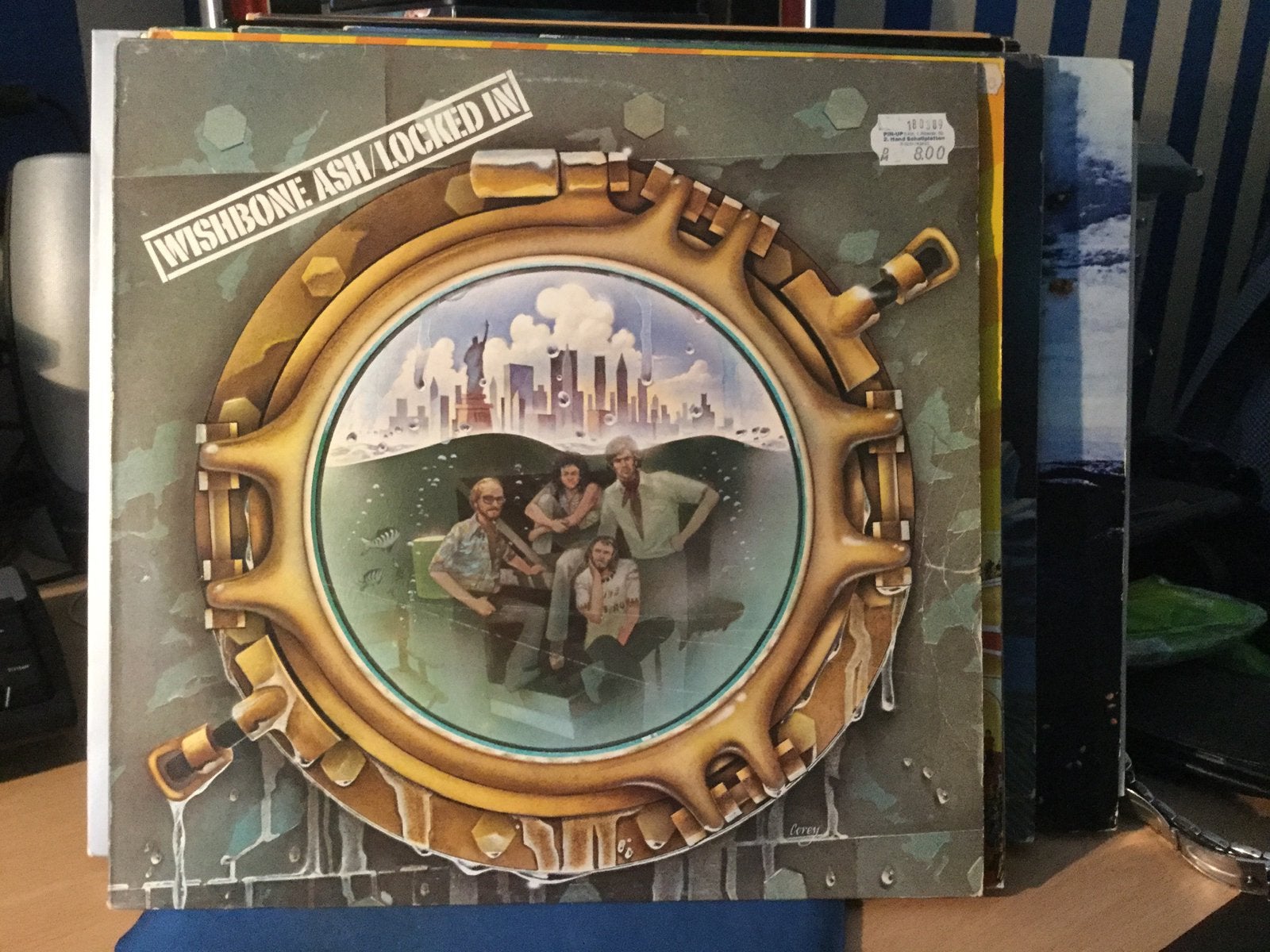 Wishbone Ash-Locked in. LP topper op vinyl., Ophalen of Verzenden, Gebruikt, 12 inch, Poprock