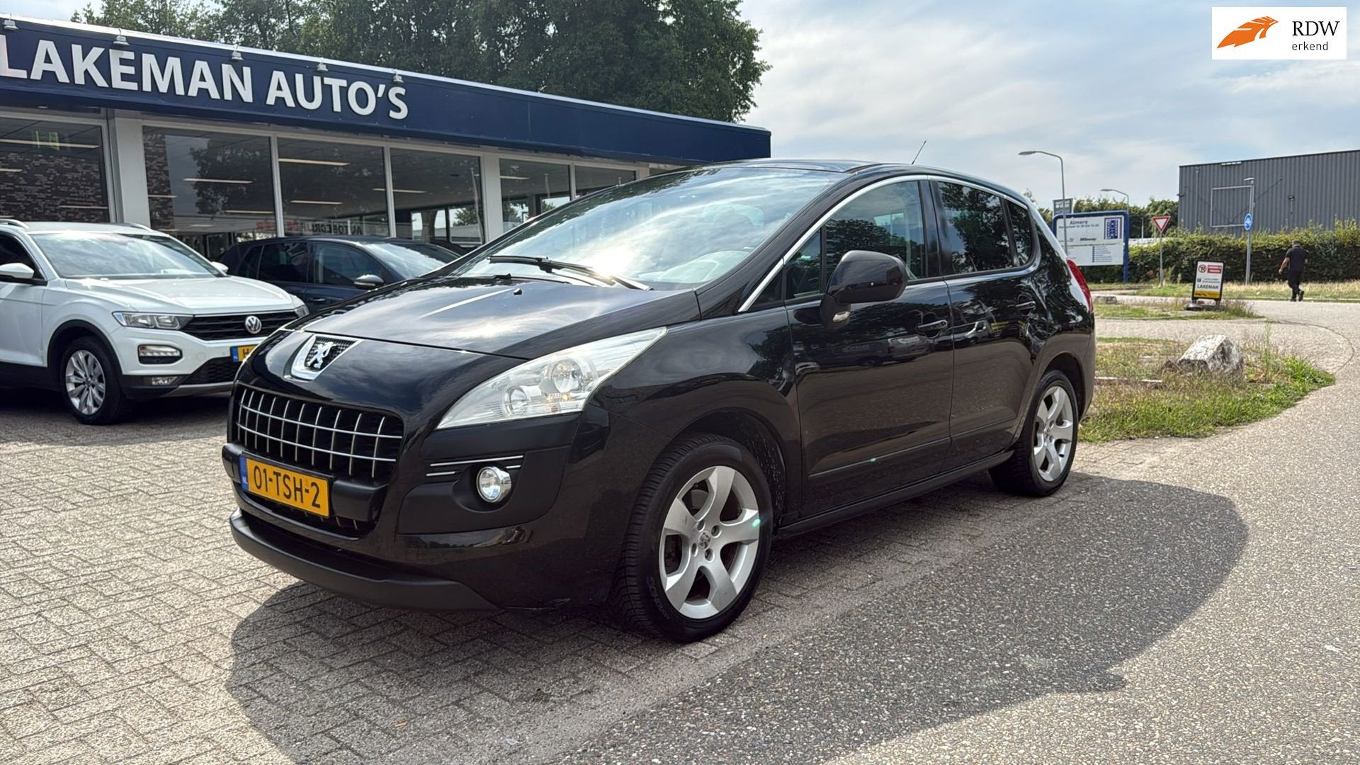 Peugeot 3008 1.6 Automaat Blackline Huurkoop Inruil APK Gara, Auto's, Euro 5, Gebruikt, Zwart, Origineel Nederlands
