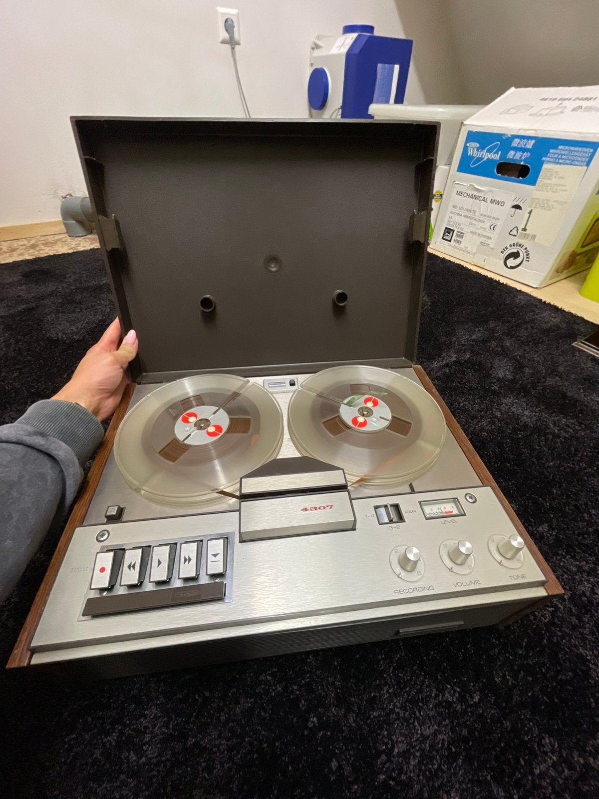 Oude bandrecorder, Audio, Tv en Foto, Bandrecorders, Ophalen, Bandrecorder