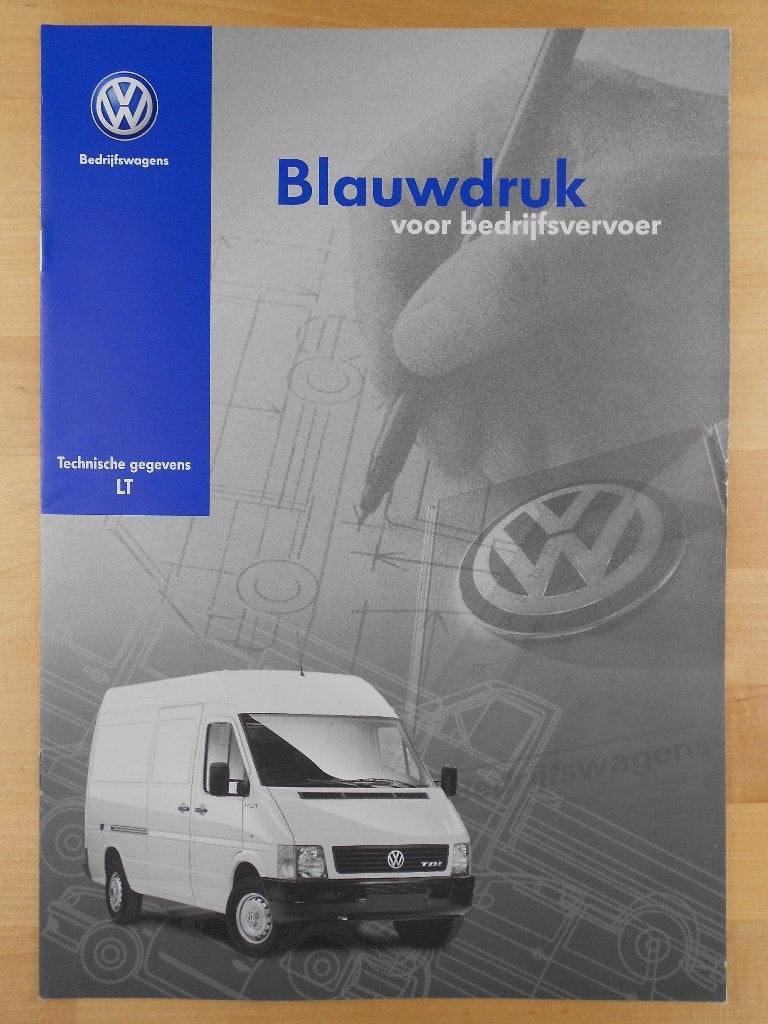 Volkswagen LT Brochure 2001 – LT28 LT35 LT46, Volkswagen, Ophalen of Verzenden, Zo goed als nieuw, Volkswagen