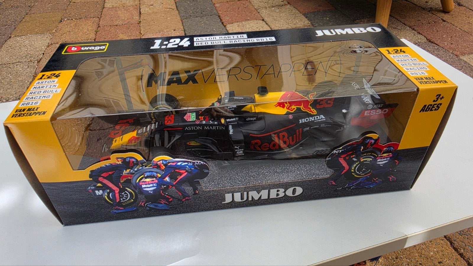 Max Verstappen Red Bull Racing RB16 1:24 Bburago, Ophalen, Nieuw, Auto, Bburago