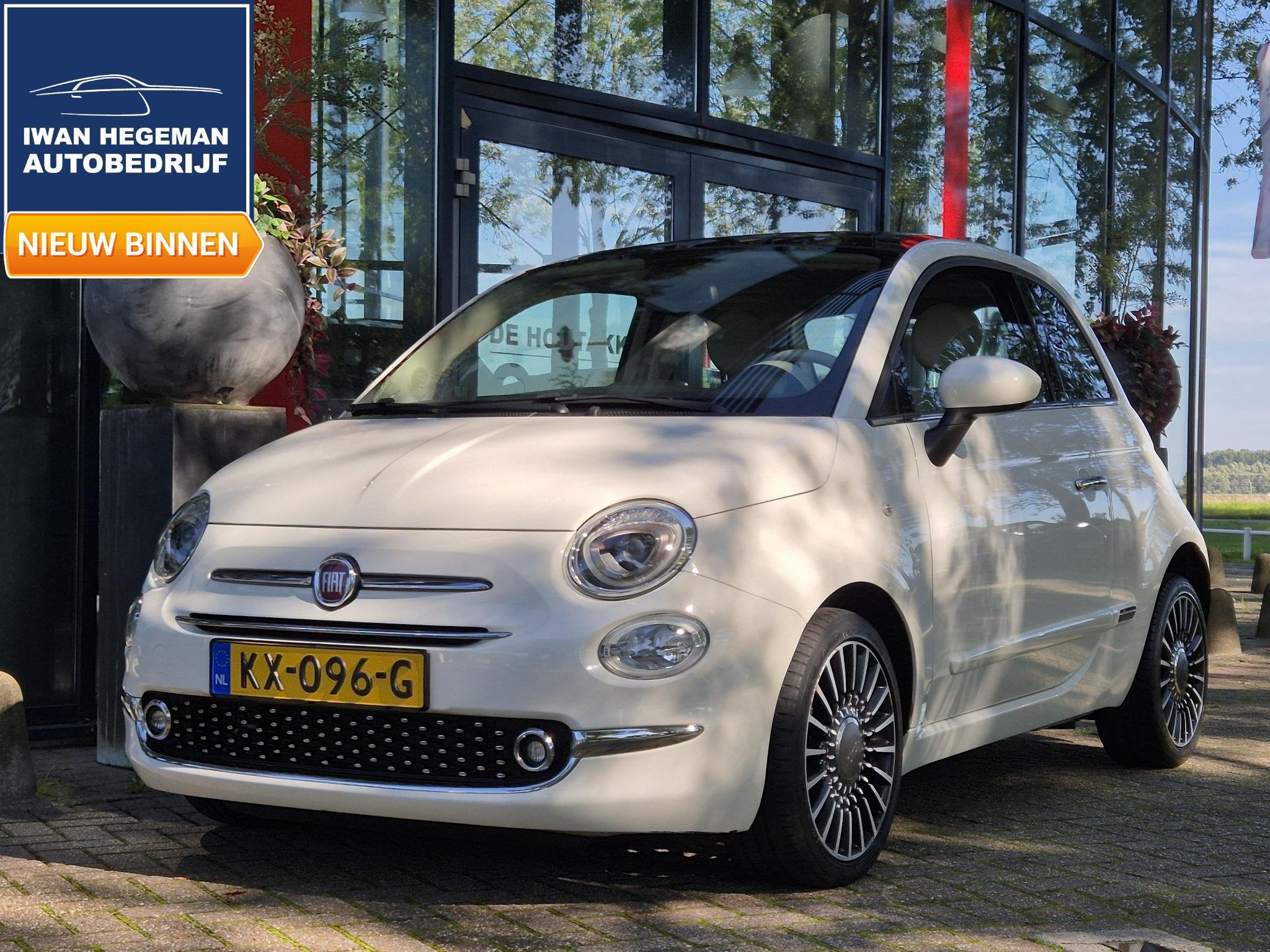 Fiat 500 0.9 TwinAir Turbo Lounge | Panoramadak | Navigatie, Voorwielaandrijving, 12 maanden, Stof, Gebruikt