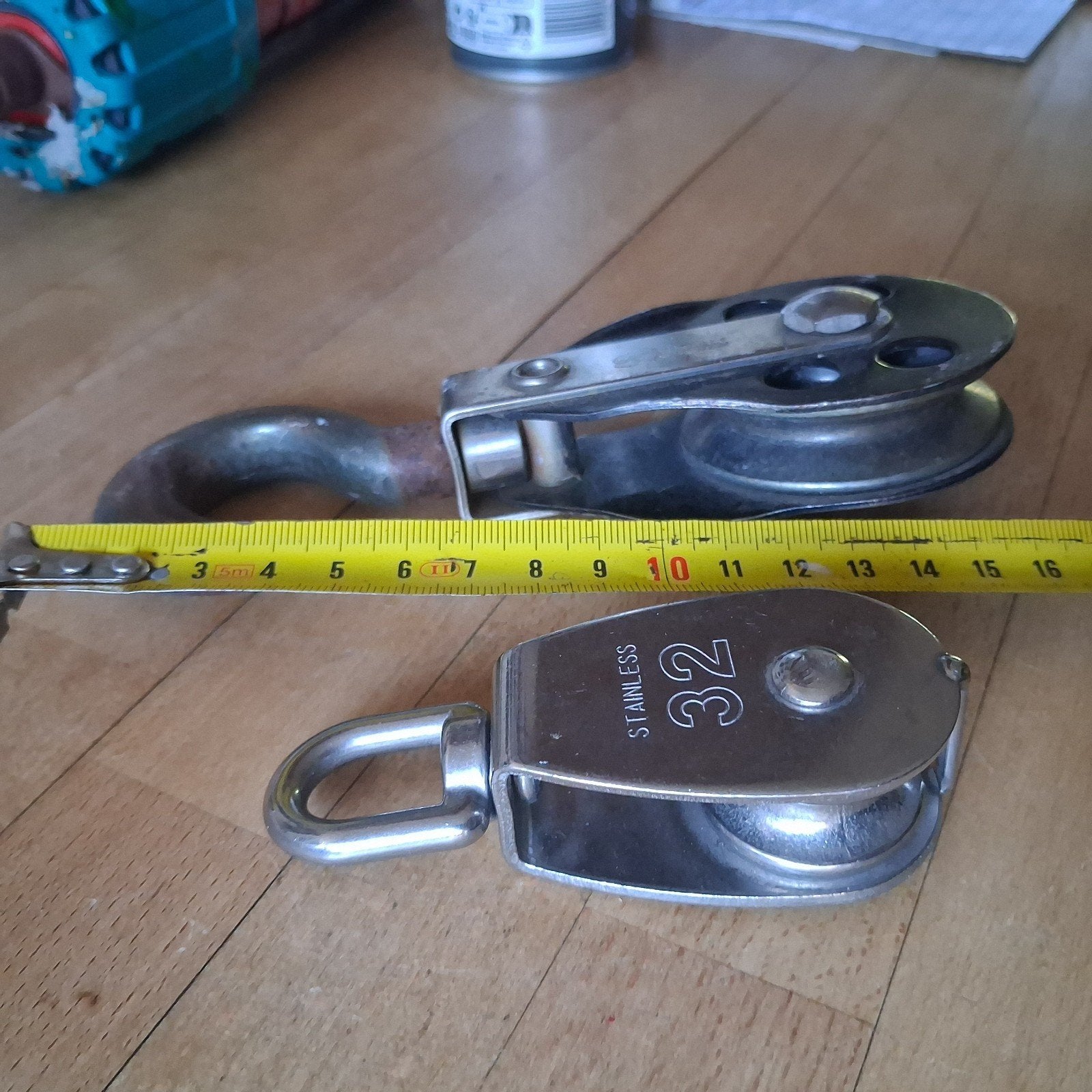 Set van 2 katrollen - RVS en staal, Watersport en Boten, Bootonderdelen, Ophalen of Verzenden