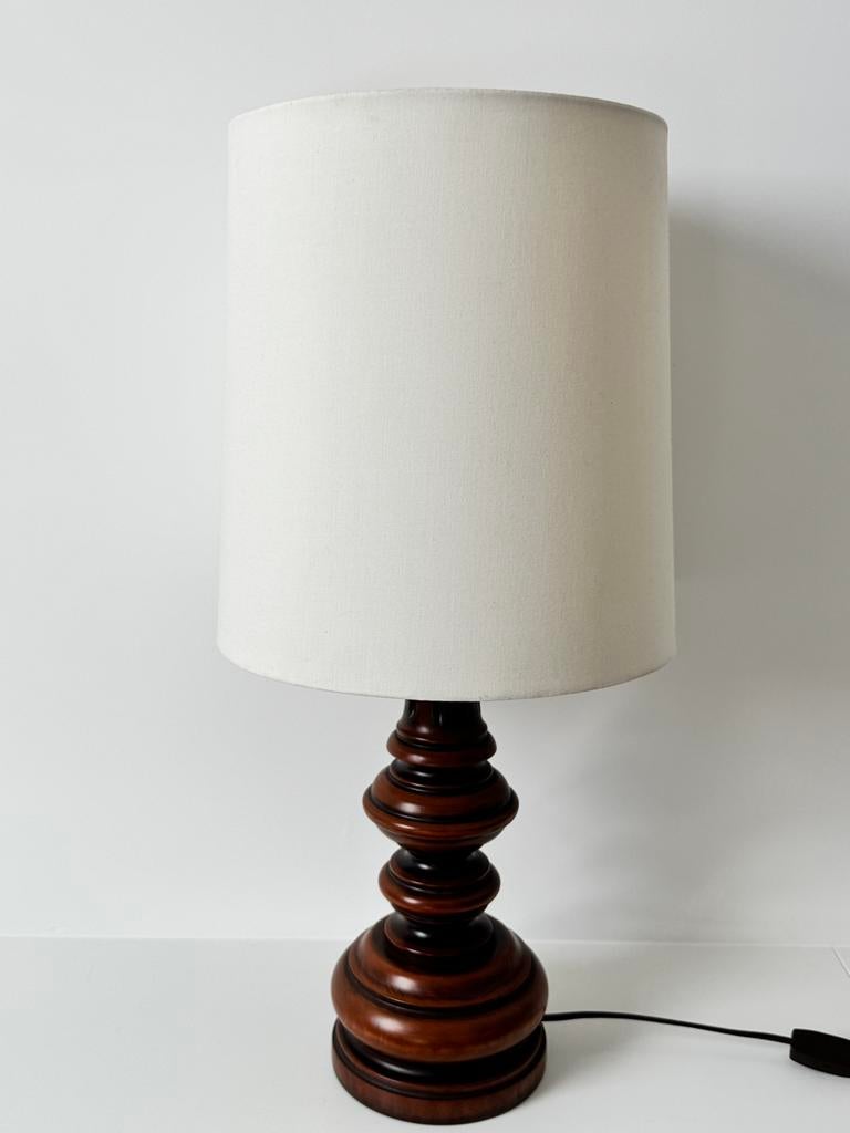 Vintage Houten Lampenvoet, Antiek en Kunst, Ophalen of Verzenden