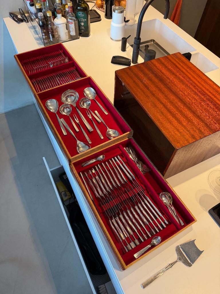 Groot WMF bestekset ~108-delig – verzilverd - Friodur, Ophalen of Verzenden