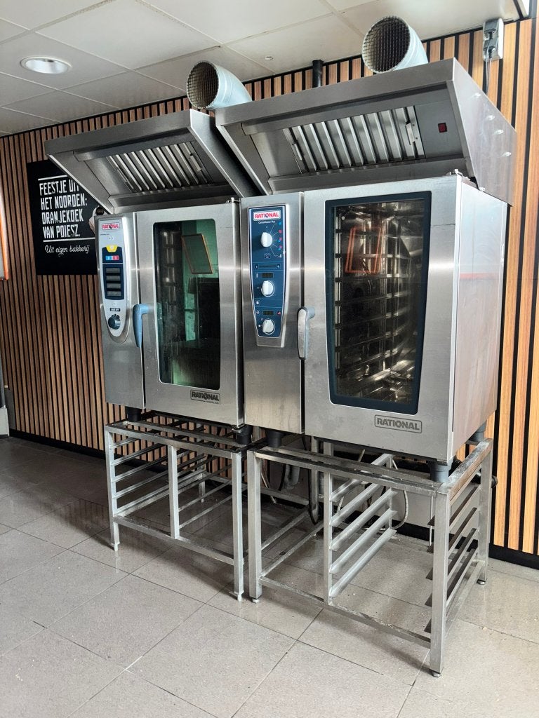 Rational CMP 101 CombiMaster Plus 10-laags (combisteamer), Witgoed en Apparatuur, Ovens, Gebruikt, Vrijstaand, Heteluchtoven, Rational