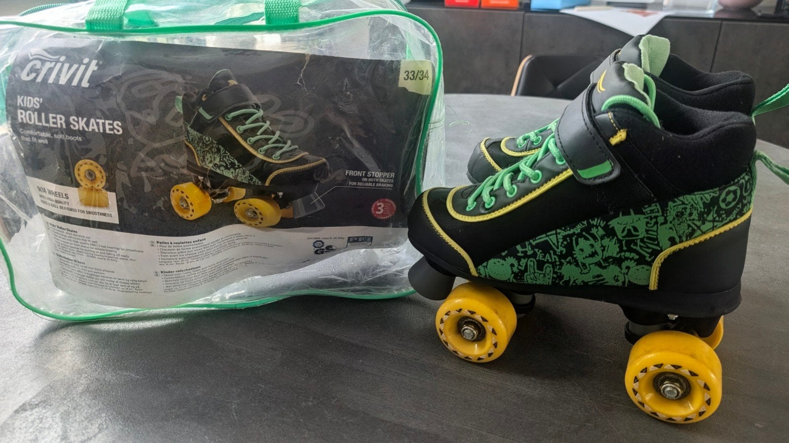 Crivit Rolschaatsen Maat 33/34 - Z.G.A.N., Ophalen of Verzenden, Nieuw, Kinderen