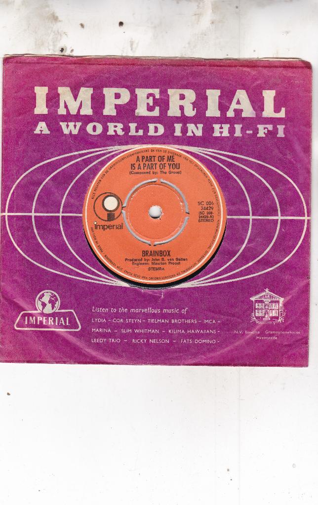 Nederbeat Brainbox ( 1972 ), Ophalen of Verzenden, Gebruikt, 7 inch, Pop