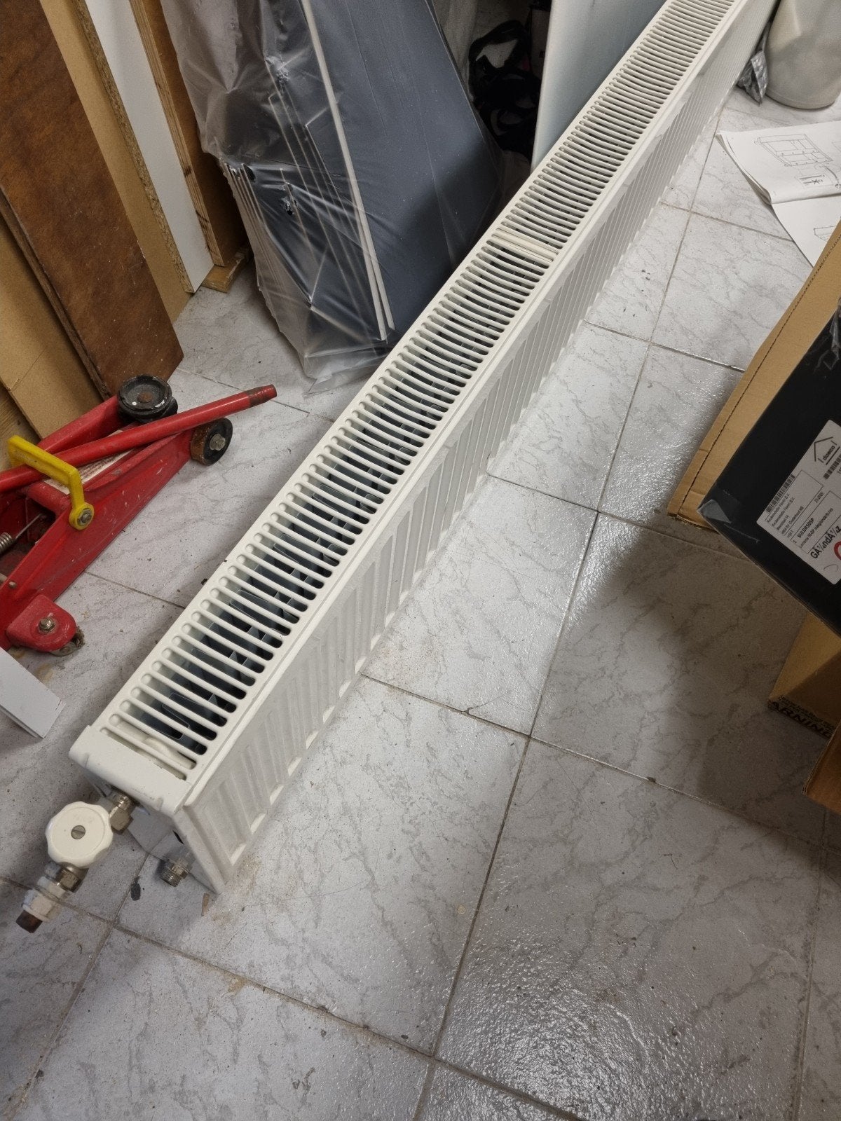 Lange radiator, gebruikt, Ophalen, 30 tot 80 cm, Gebruikt, Radiator
