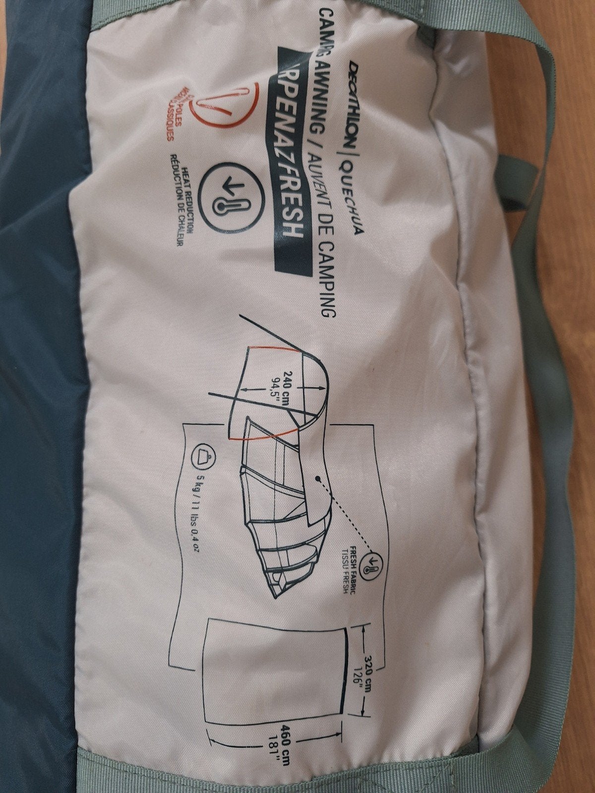 Decathlon Quechua Fresh Kampeerluifel / Tentluifel, Caravans en Kamperen, Ophalen of Verzenden