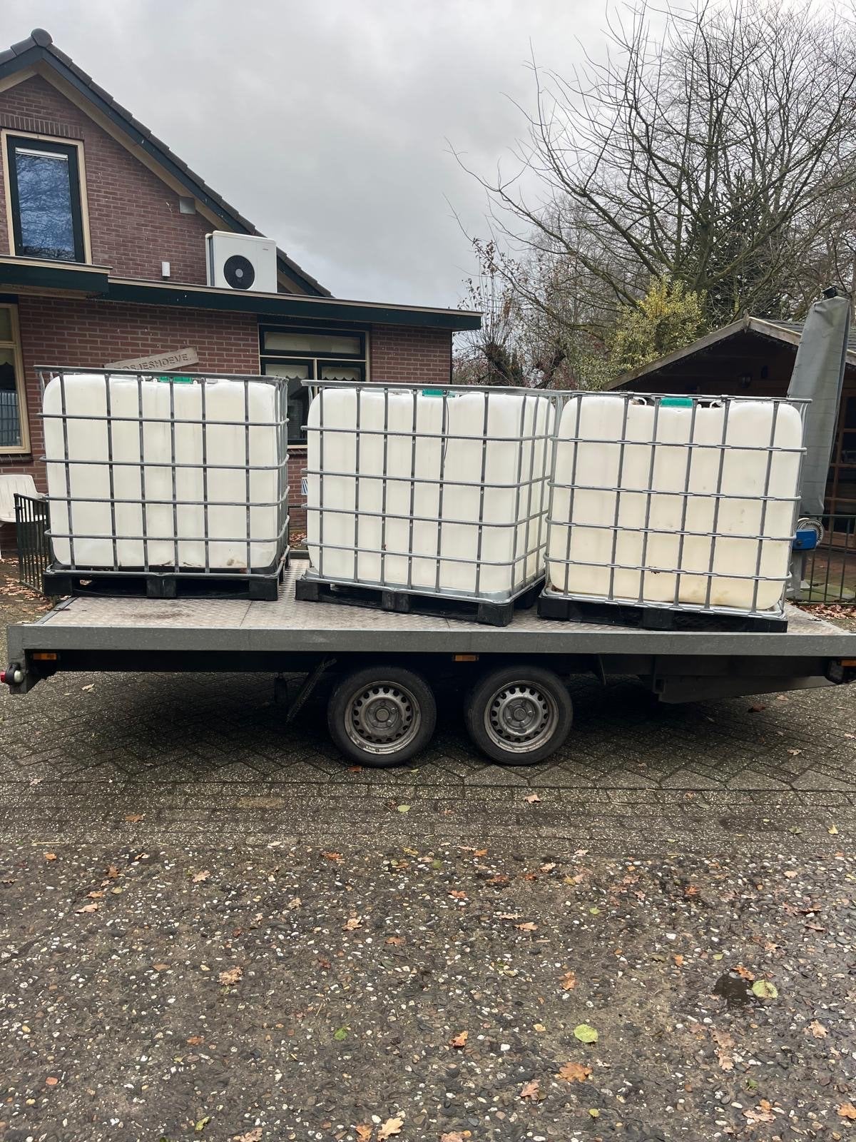 IBC Vaten - 1000 liter - Food Protect, Ophalen, Gebruikt