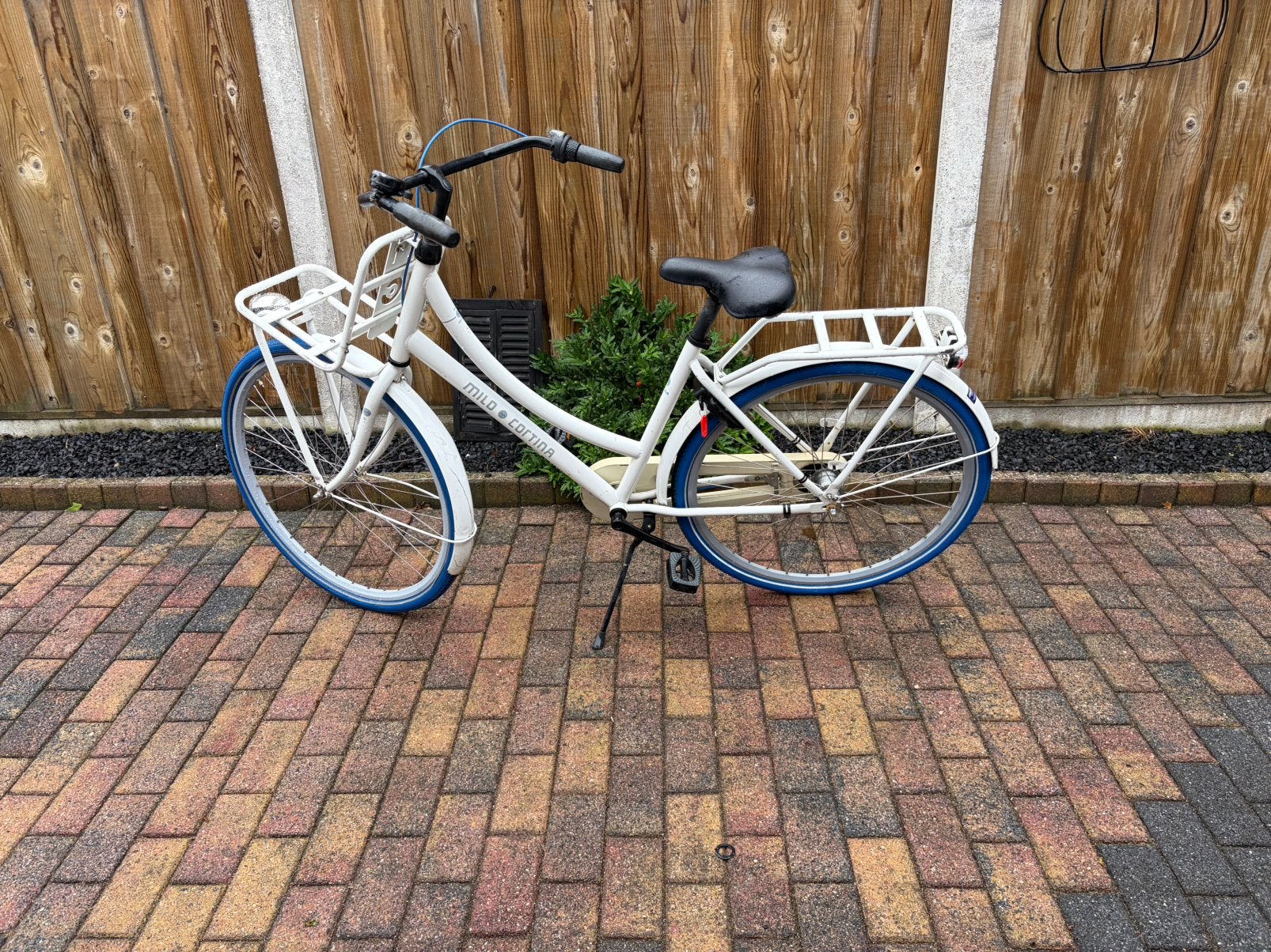 Cortina Milo met blauwe banden (28 inch), Gebruikt, Versnellingen, 50 tot 53 cm, Ophalen