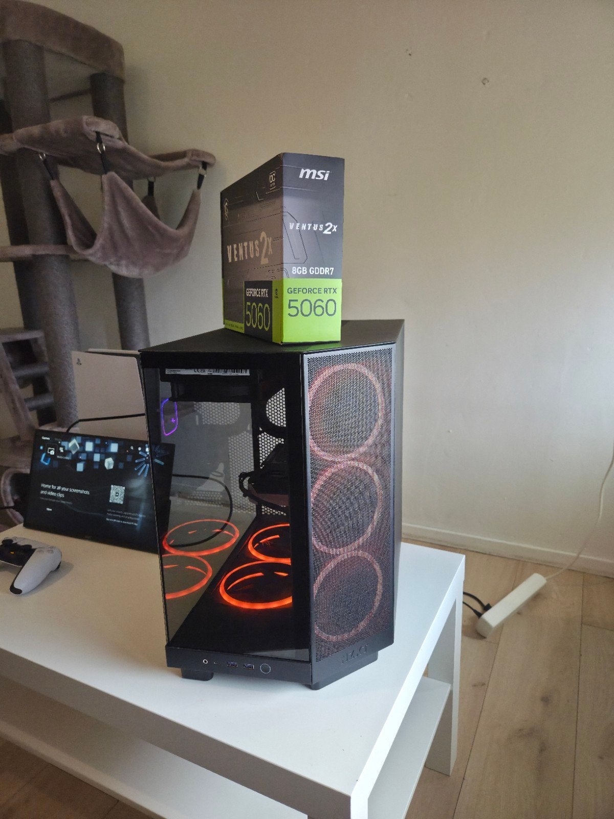 Game PC RTX 5060 + Gratis monitor, Computers en Software, Desktop Pc's, Ophalen, Zo goed als nieuw, Gaming, SSD