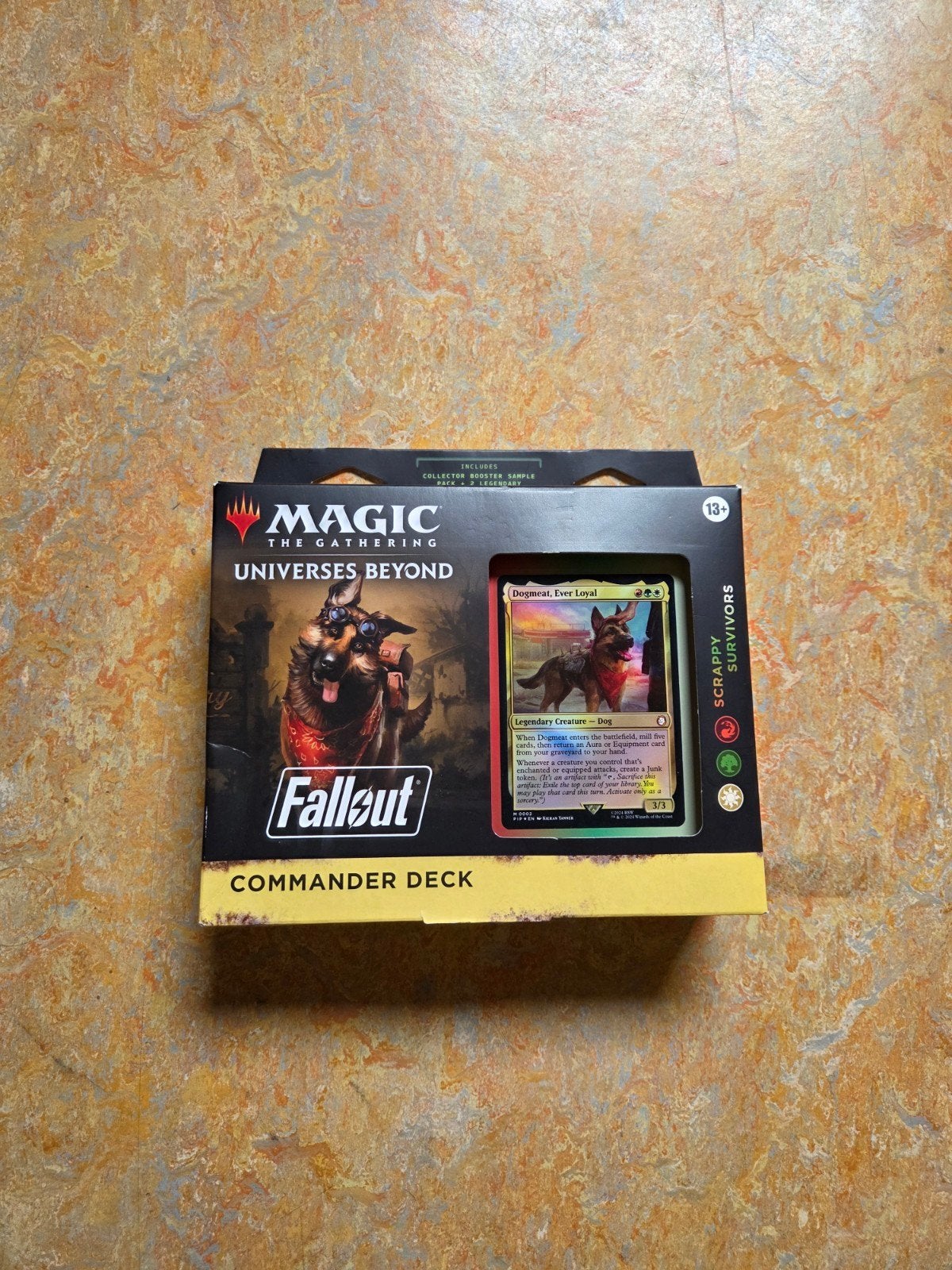 Mtg commander deck fallout, Hobby en Vrije tijd, Ophalen of Verzenden, Nieuw, Speeldeck