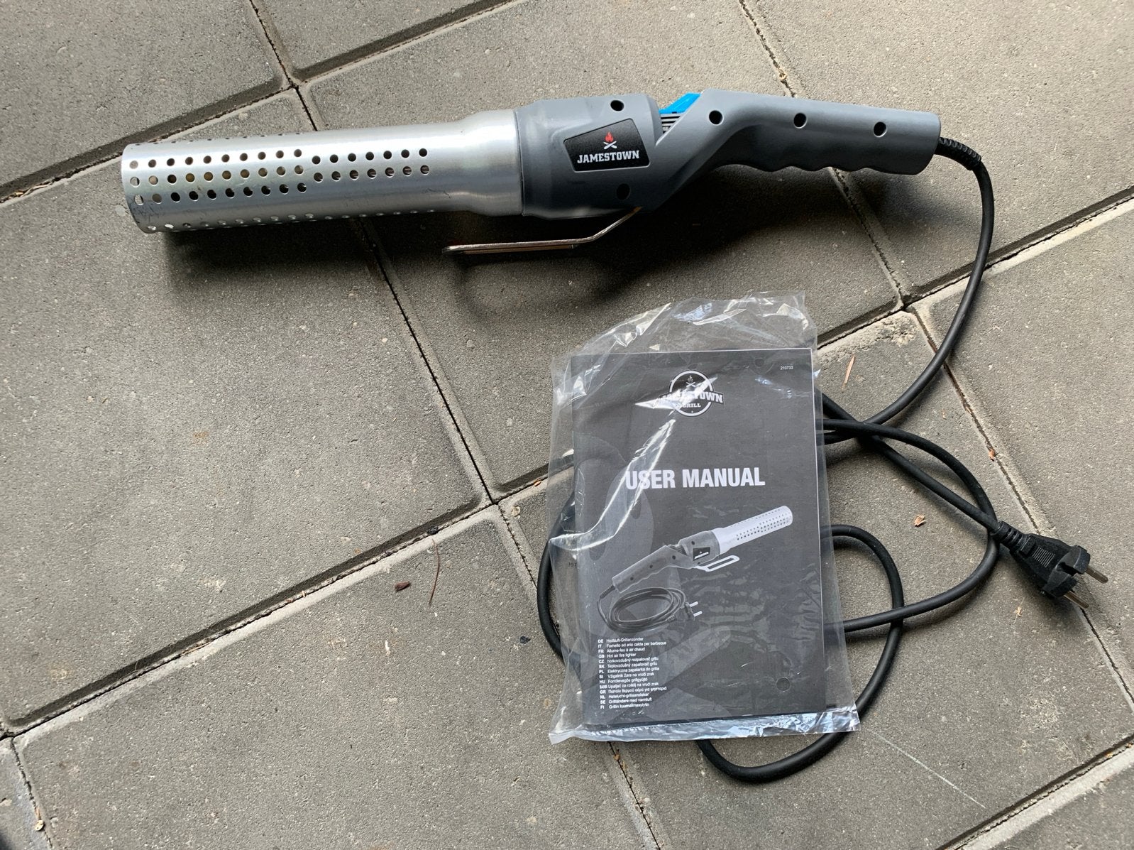 Jamestown elektrische barbecue aansteker, Ophalen of Verzenden, Zo goed als nieuw