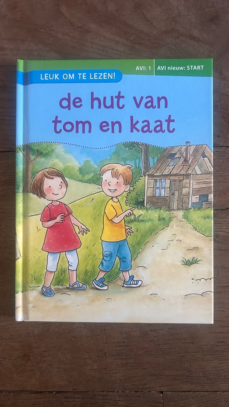 De hut van Tom en Kaat - AVI: 1 / AVI nieuw: START, Ophalen, Zo goed als nieuw, 3 tot 4 jaar