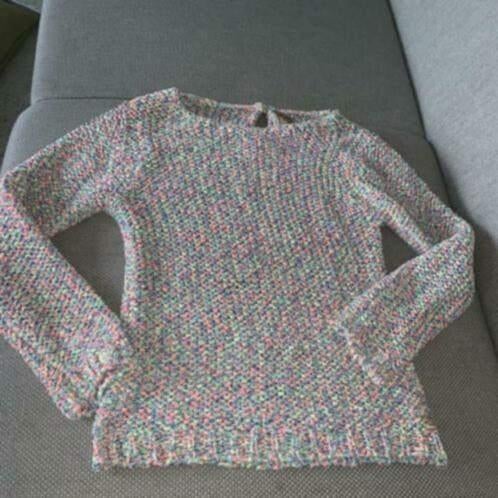 Retour trui 8 128 134 zomertrui roze geen jurk neon, Kinderen en Baby's, Kinderkleding | Maat 128, Trui of Vest, Zo goed als nieuw