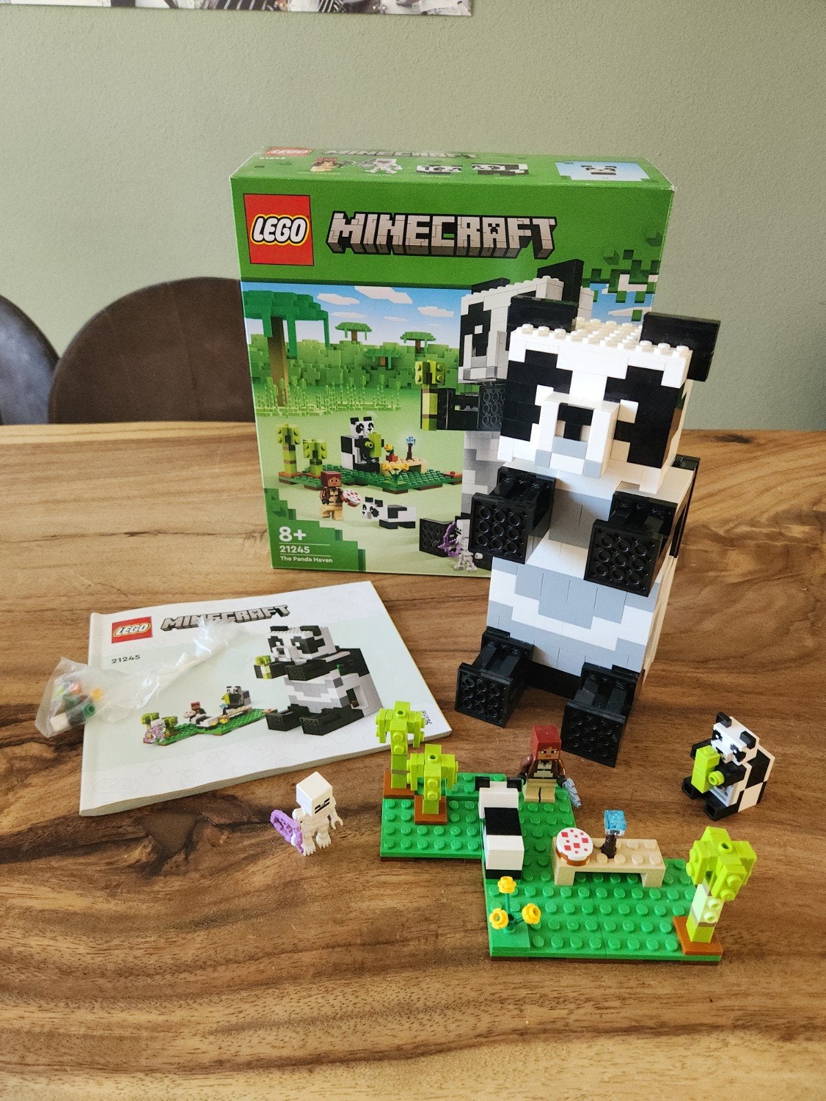 Mincraft Lego 21245 Het pandahuis, Minecraft, Lego, Ophalen of Verzenden, Zo goed als nieuw