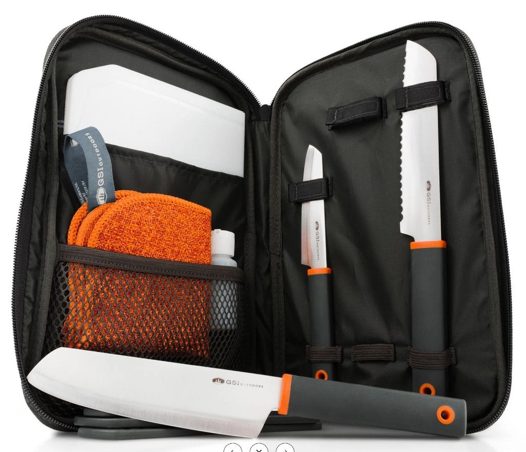 GSI Outdoors Santoku messenset / Knife Set, Ophalen of Verzenden, Zo goed als nieuw