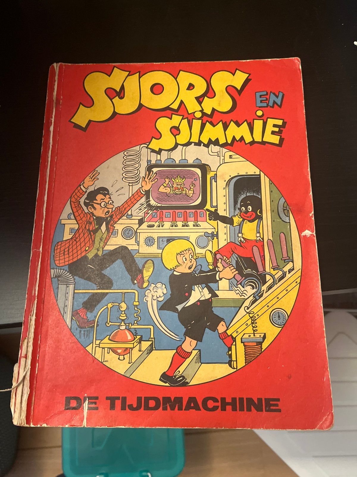Sjors en Sjimmie - De Tijdmachine (Stripboek), Eén stripboek, Ophalen of Verzenden, Gelezen
