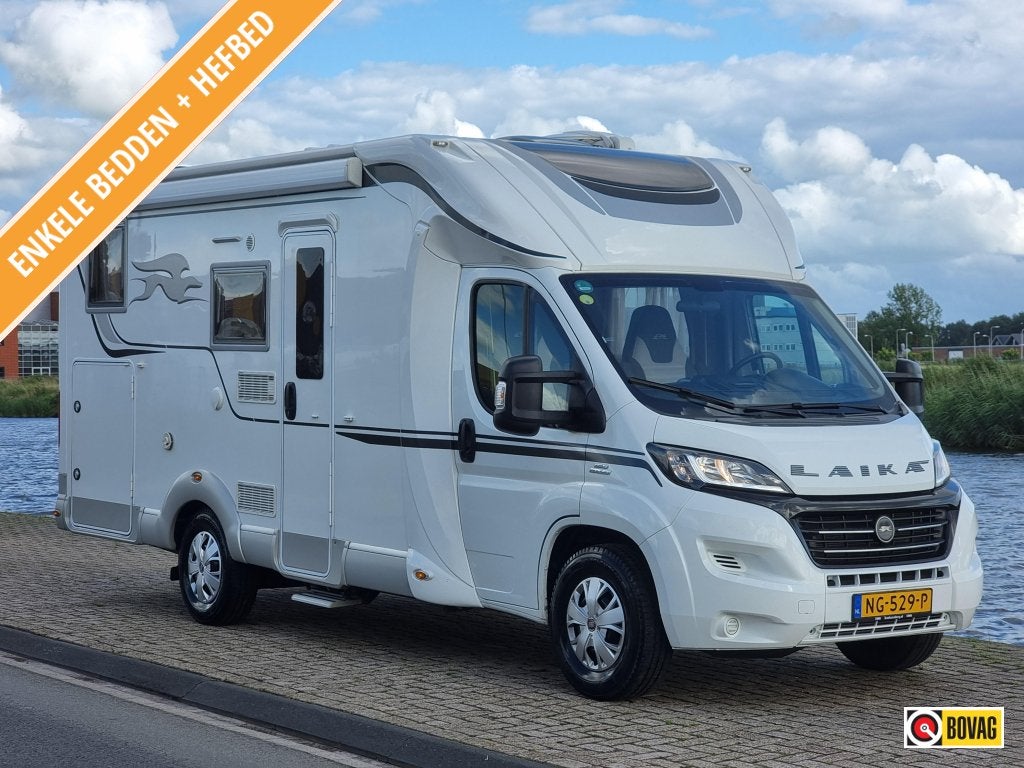 Laika Ecovip 309, Caravans en Kamperen, Ringverwarming, Fiat, 6 tot 7 meter, Bedrijf