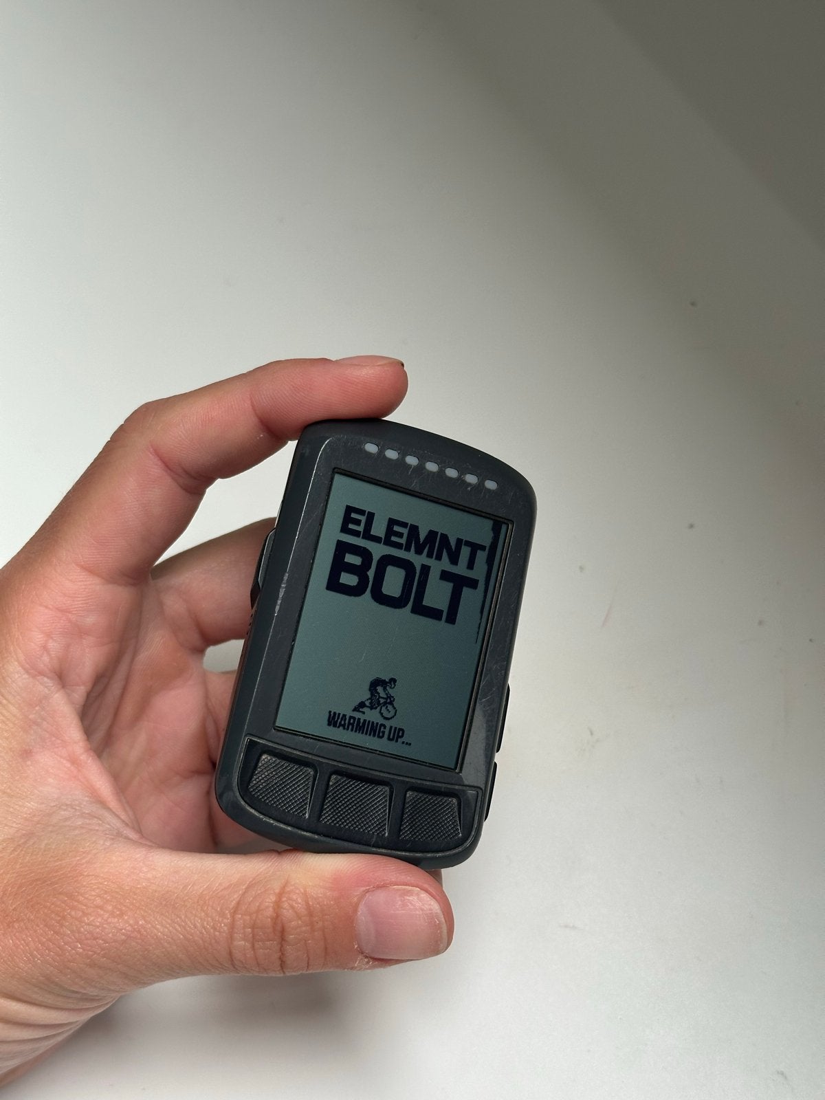 Wahoo ELEMNT BOLT V1 Fietscomputer, Ophalen of Verzenden, Draadloos, Gebruikt