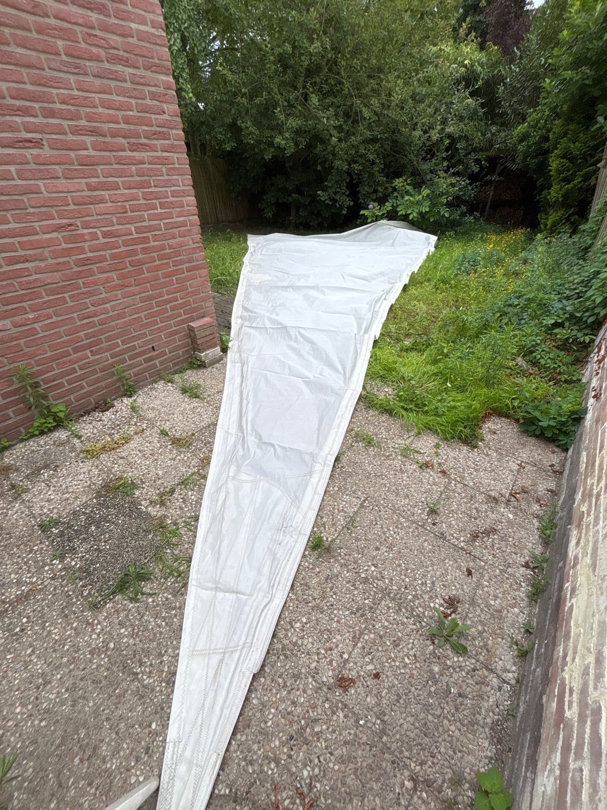 Grootzeil 11 x 6 meter - Jan Schokker Zeilmakerij, 6 meter of meer, Gebruikt, Grootzeil, Ophalen of Verzenden